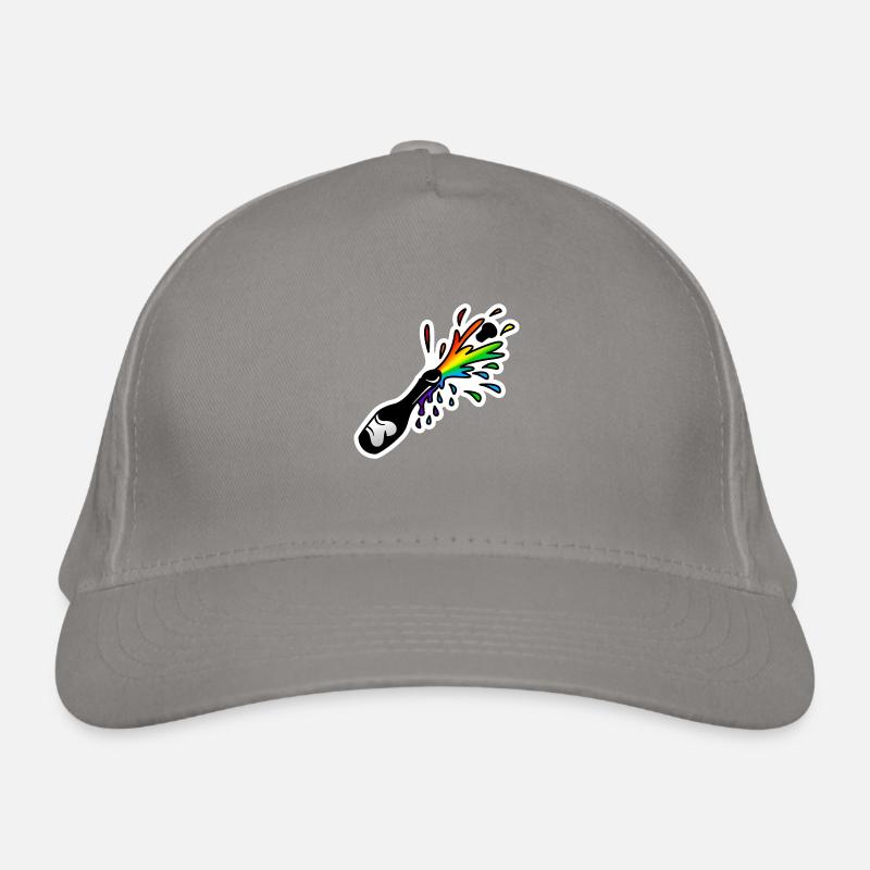 Bouteille de Bouteille de : Sticky Queer Pride Casquette classique bio