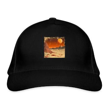 Mars - Bio-Baseballkappe - Schwarz - Vorne