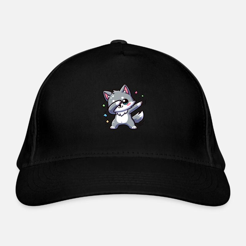 Petit loup mignon Casquette classique bio