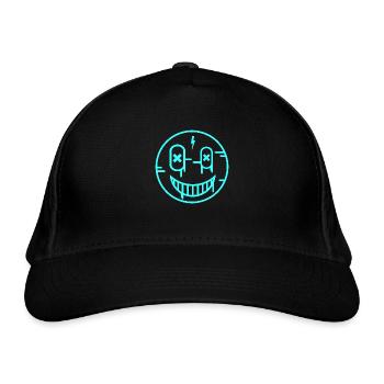 Lumière souriante - Casquette classique bio - noir - Devant