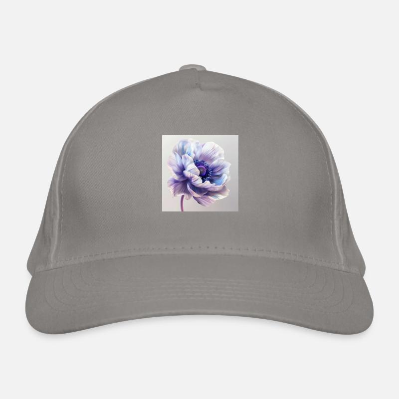 Purple Macro 5 Organic Baseball Cap