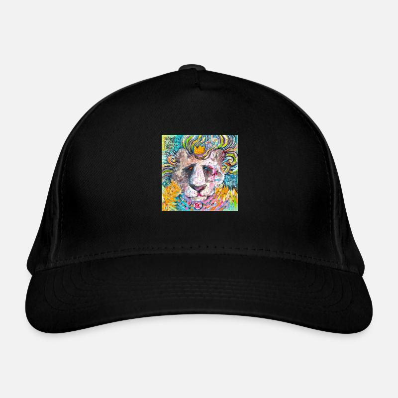 Löwe zerschmettern Bio-Baseballkappe
