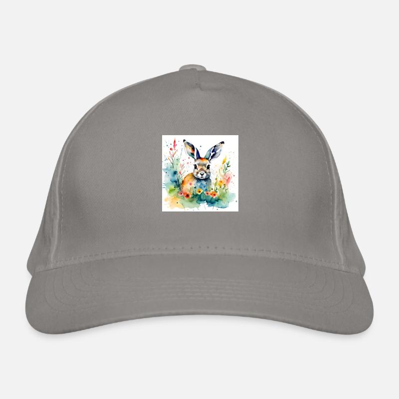 Couleur lapin Casquette classique bio