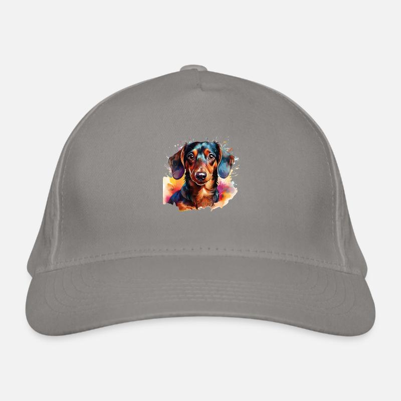 Dachshund Organic Baseball Cap