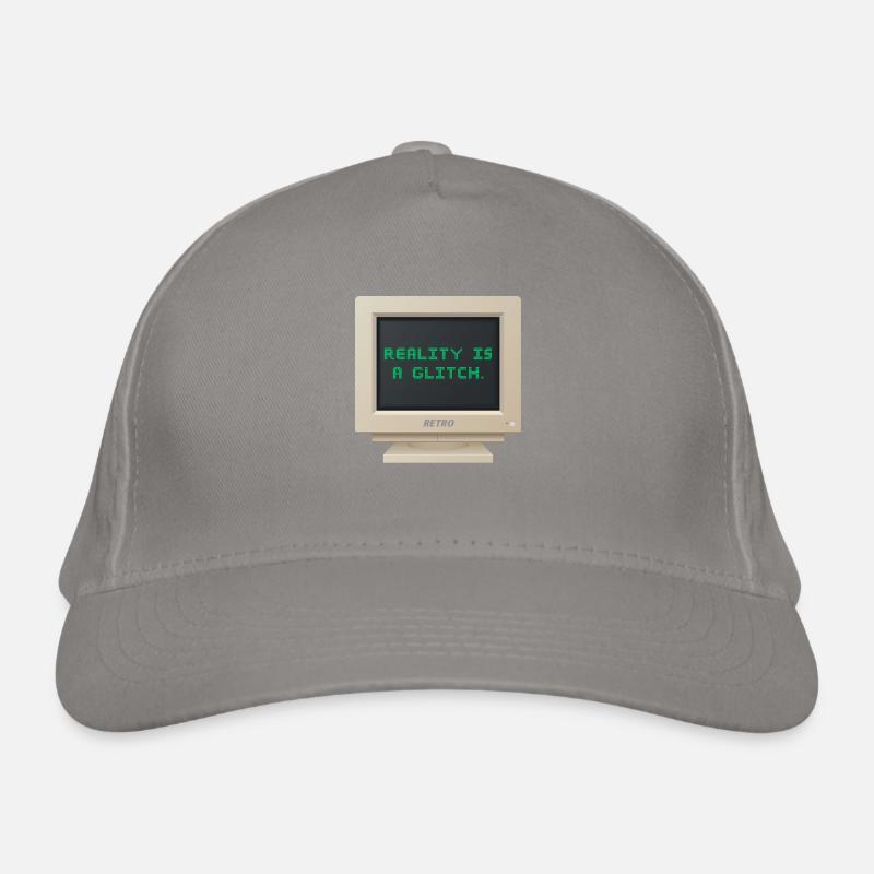 CRT Design - Reality is a glitch Casquette classique bio