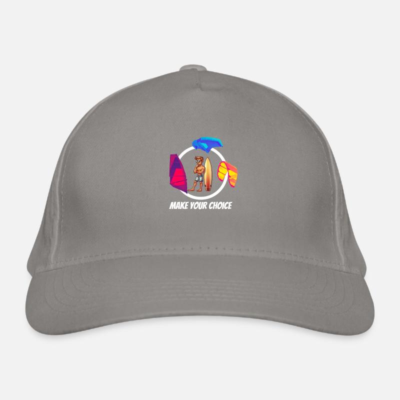 Make your choice wind kite wing transparent Casquette classique bio