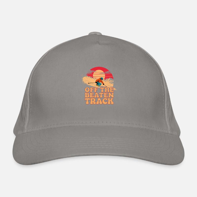 Off the Beaten Track Skier Organic Baseball Cap
