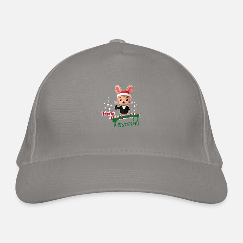 Frohe Weihnachten... oder Ostern? Bio-Baseballkappe