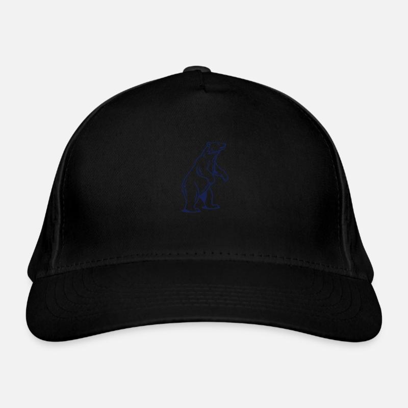 Bear Standing Proud Organic Baseball Cap