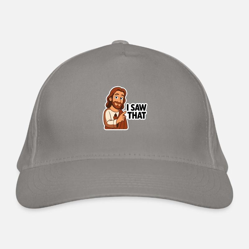 Jésus, j’ai vu ça - Chemise de mème chrétien drôle Casquette classique bio