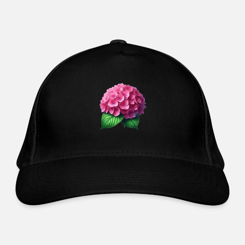 Hortensia rose Casquette classique bio
