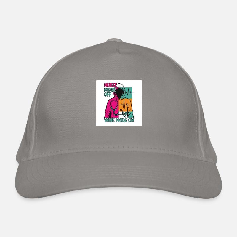 Infirmière en congé vin Casquette classique bio