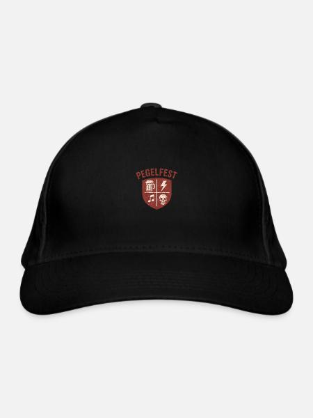 Festival - Bio-Baseballkappe - Schwarz - Vorne