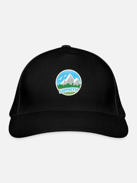 Carpates - Casquette classique bio - noir - Devant