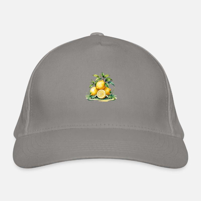 Lemons & Lizards - Fruit Meets Wilderness Organic Baseball Cap