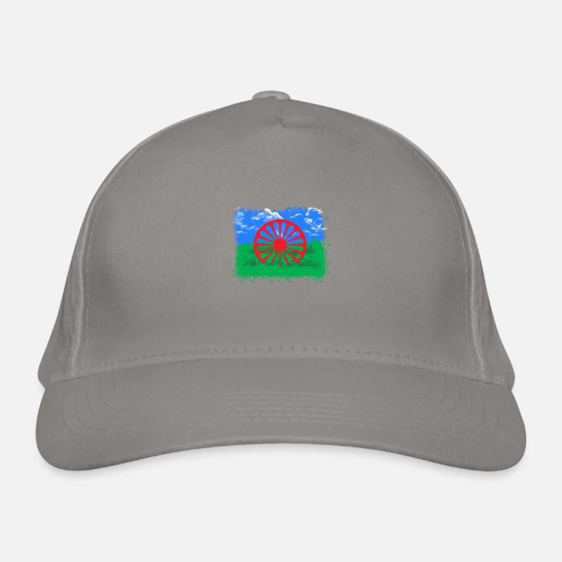 Rom et Sinti Drapeau Liberté et Nature Casquette classique bio