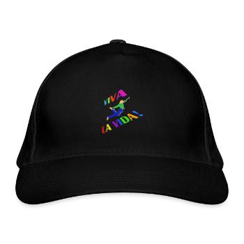 Viva la Vie ! Colors - Casquette classique bio - noir - Devant