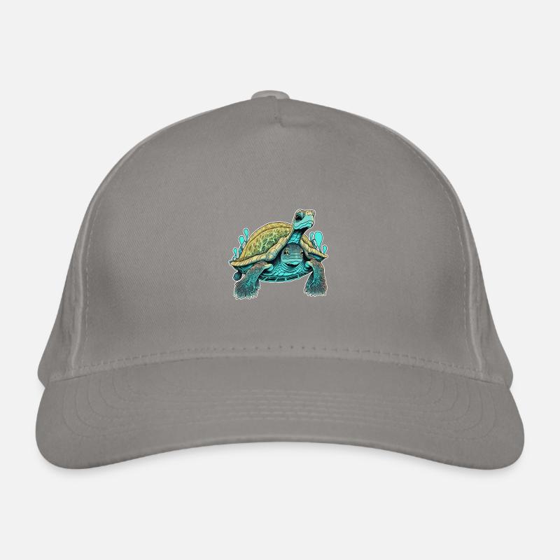 Tortue psychédélique à double face Casquette classique bio