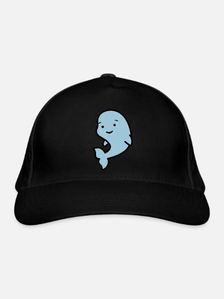 suesser_delfin_02 - Casquette classique bio - noir - Devant