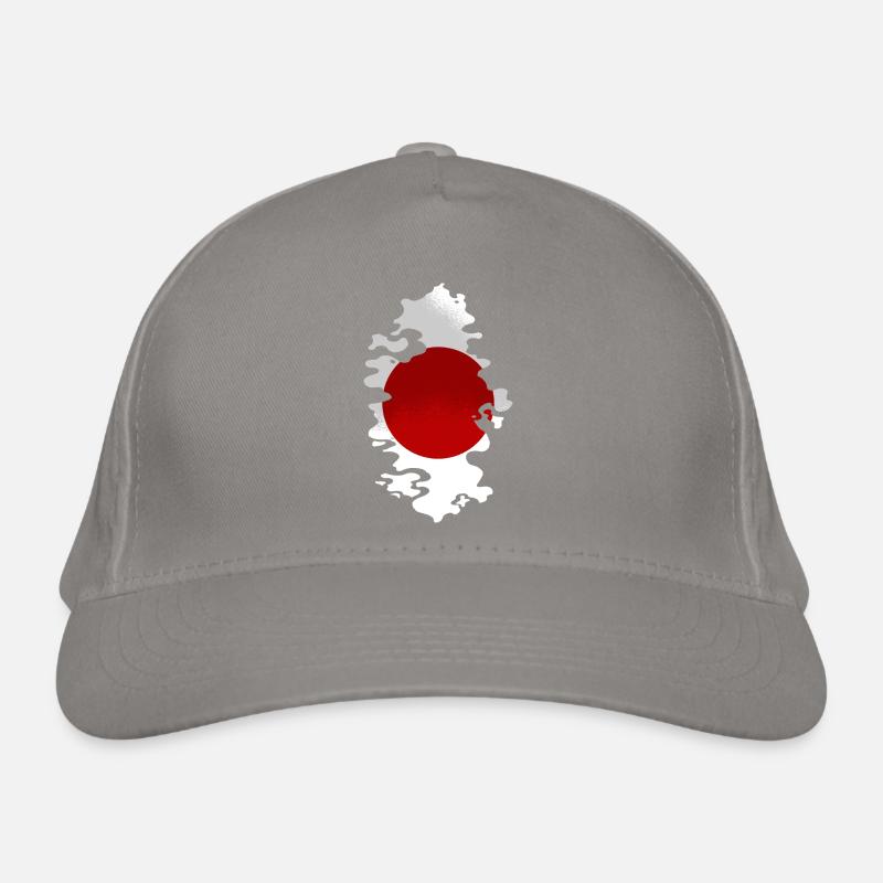 Drapeau du Japon utilisé Look Nihon Drapeau japonais Casquette classique bio