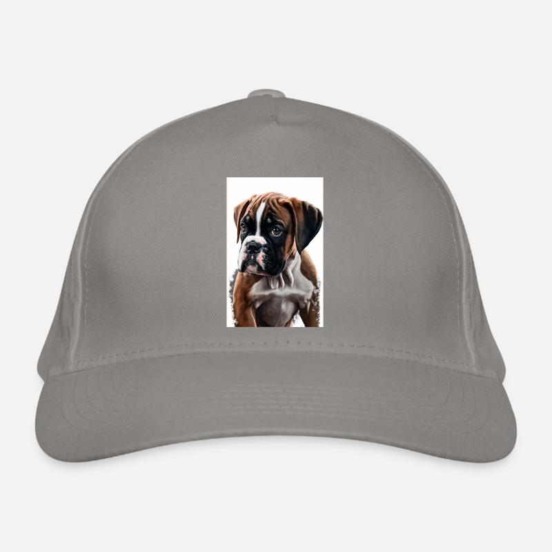 Boxerwelpe Bio-Baseballkappe