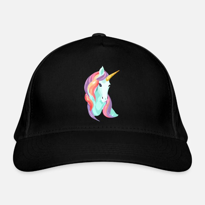 Einhorn Unicorn Mädchen Fabeltier Einhörner Bio-Baseballkappe