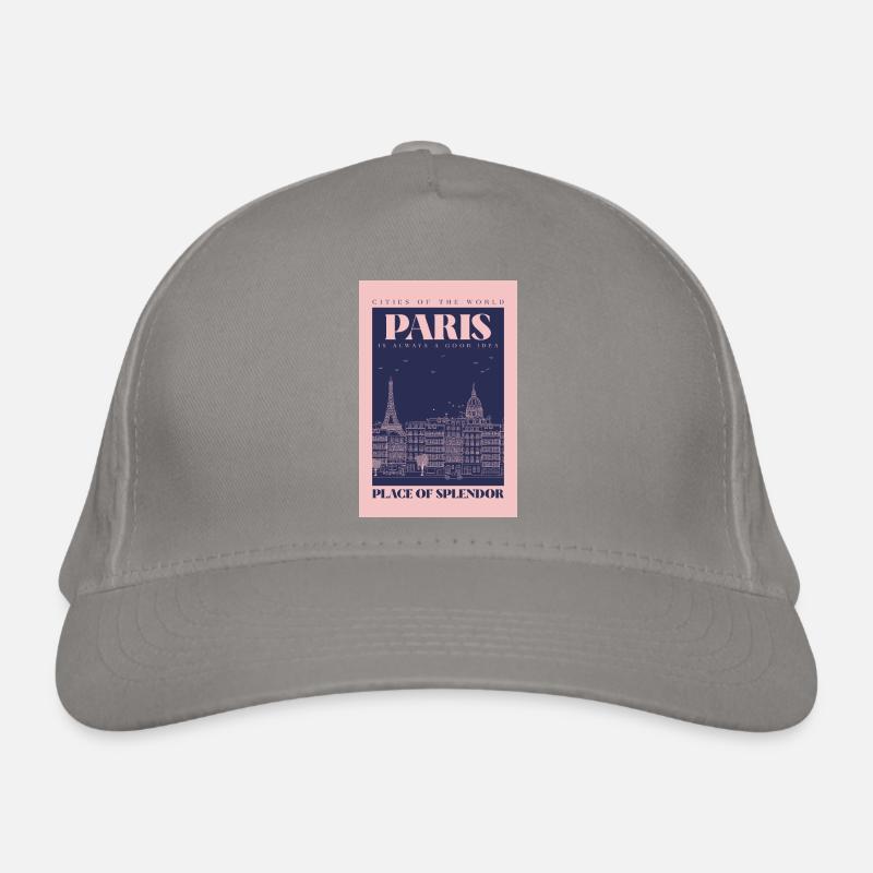 Paris Bio-Baseballkappe