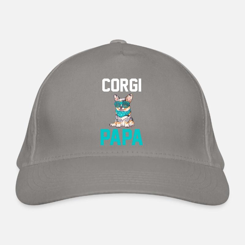 Hund Corgi Papa Bio-Baseballkappe