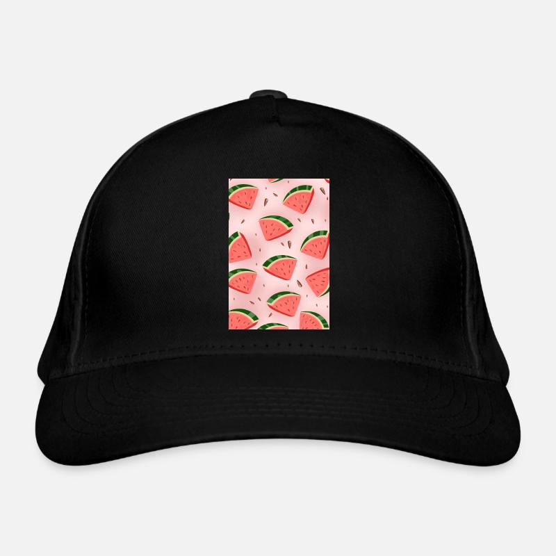 Wassermelonenscheiben Bio-Baseballkappe
