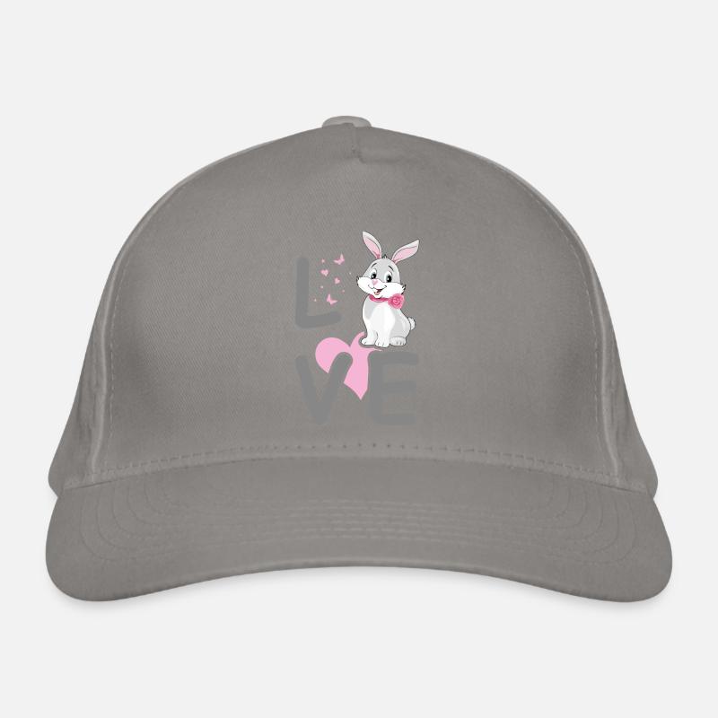 Amoureux des lapins Casquette classique bio