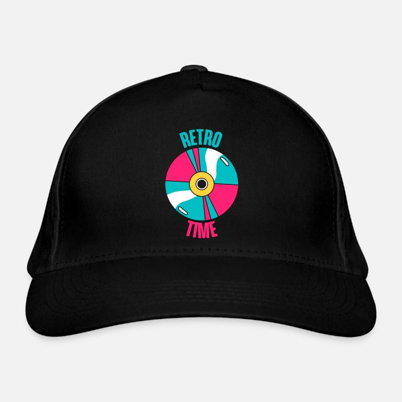 Retro Time Organic Baseball Cap
