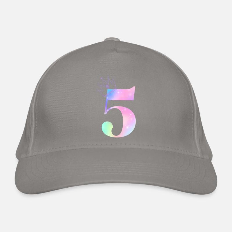 5th anniversary rainbow Organic Baseball Cap