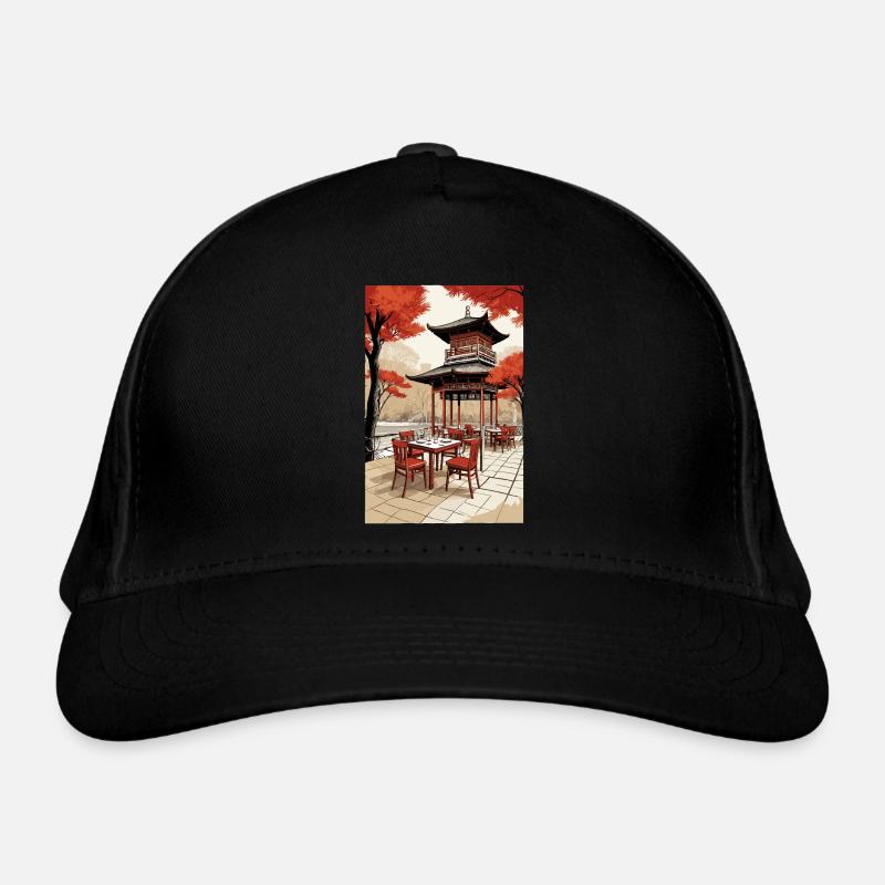 Asiatisches Kaffee Bio-Baseballkappe