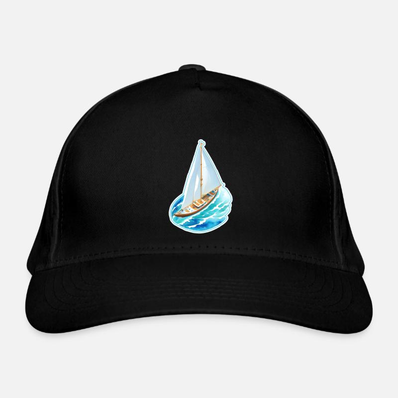 Segelschiff Bio-Baseballkappe
