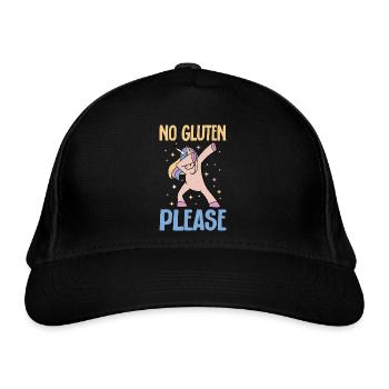 Gluten Free Gluten Intolerance - Organic Baseball Cap - black - Front
