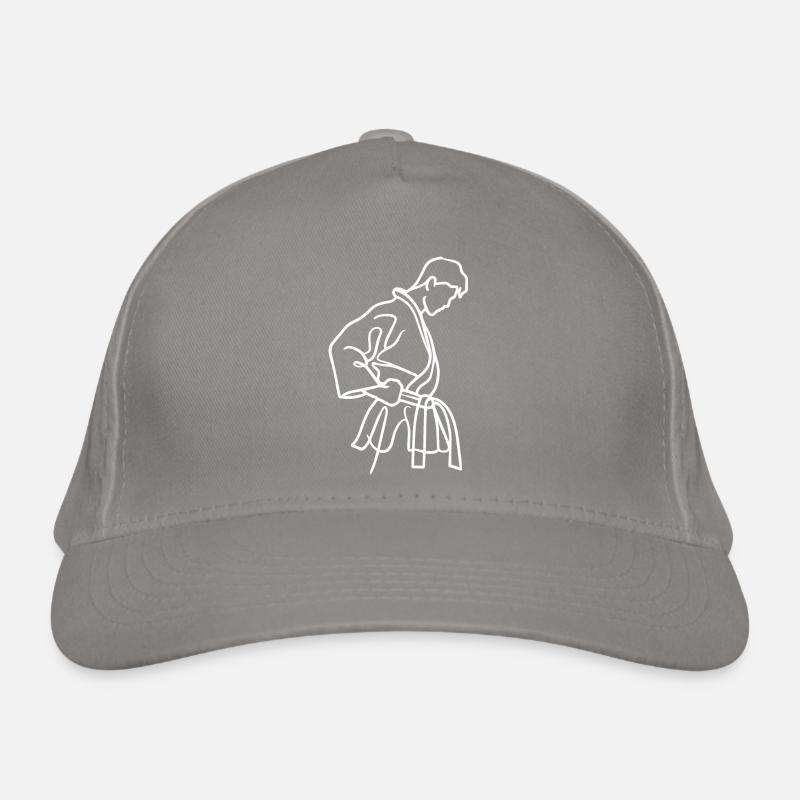 Karate Sketch Organic Baseball Cap