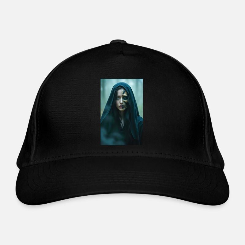 Hel Goddess ruling over Norse underworld Organic Baseball Cap