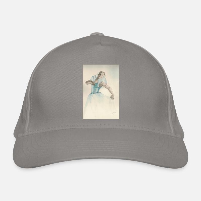 Delicate Ballerina Blue Organic Baseball Cap