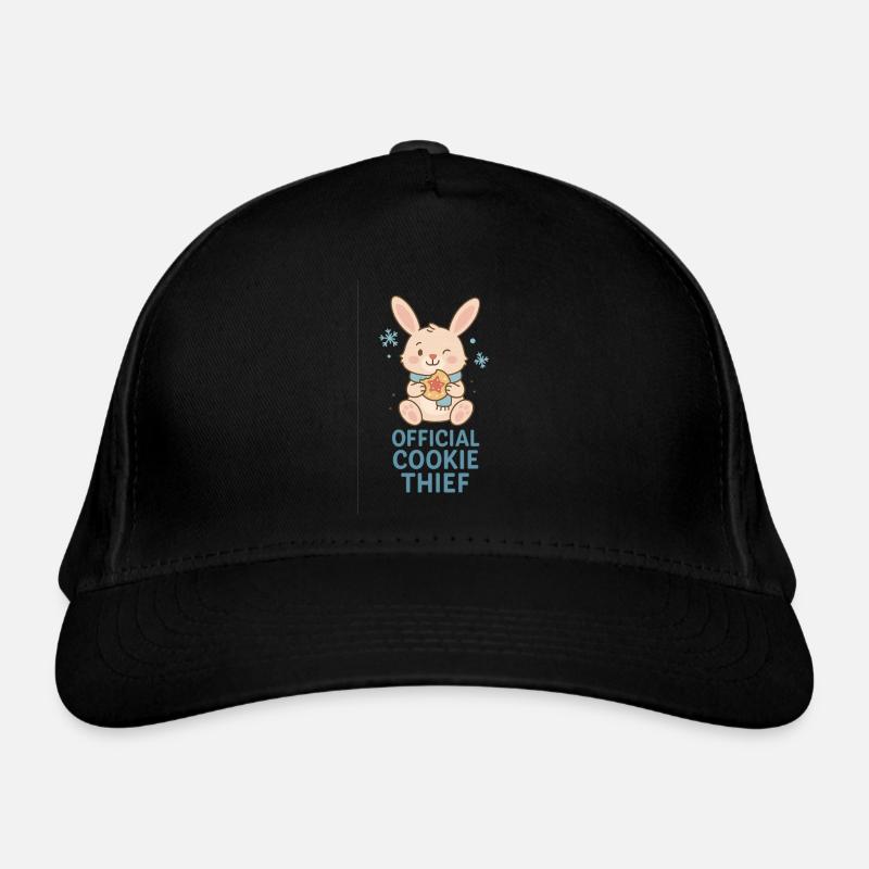 Voleur de biscuits officiel - Lapin de Noël Casquette classique bio