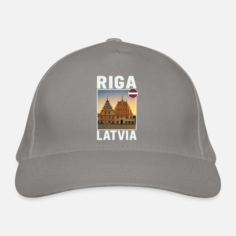 Riga Litauen Bio-Baseballkappe