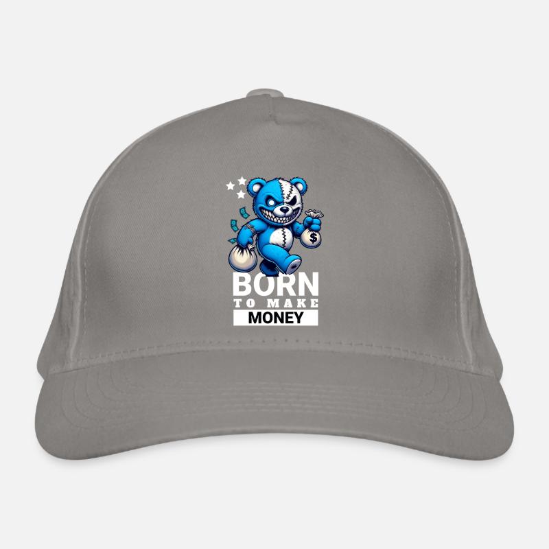 Né pour gagner de l’argent Casquette classique bio