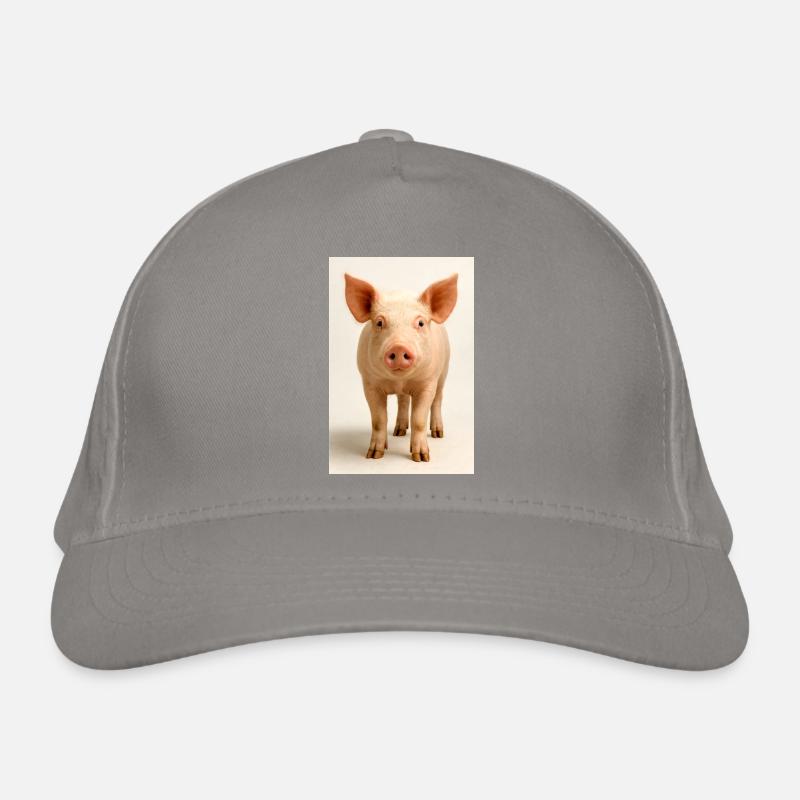 Charme de gros plan du cochon Casquette classique bio