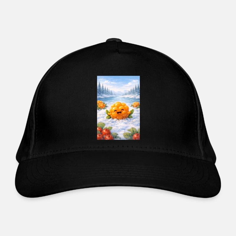 Nordbeere Moltebeere - Geschenk des Weiten Nordes Bio-Baseballkappe