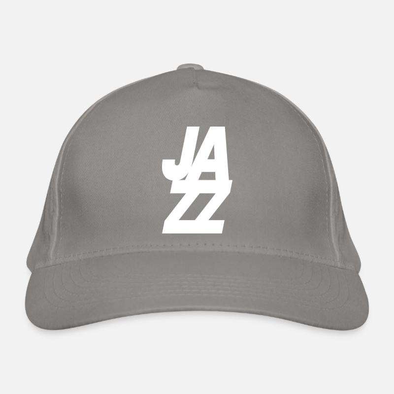 Bold Jazz Music logo design Organic Baseball Cap