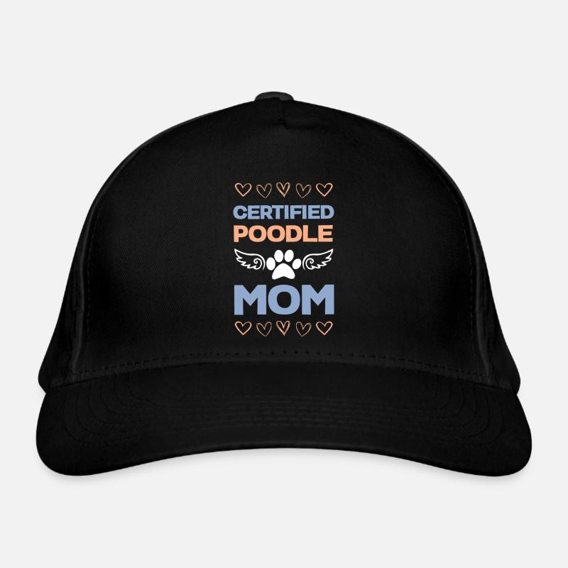Zertifizierte Pudel-Mama Bio-Baseballkappe
