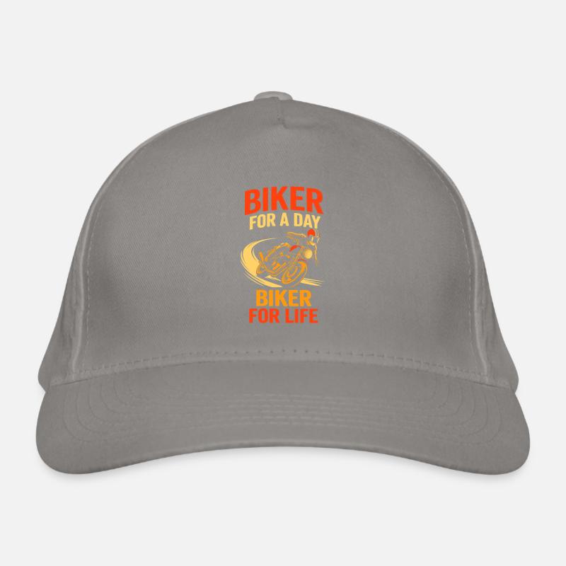 Biker For Life Biker – Motorrad-Leidenschaft Bio-Baseballkappe
