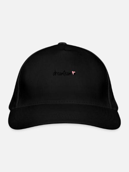 dreamteam - Organic Baseball Cap - black - Front