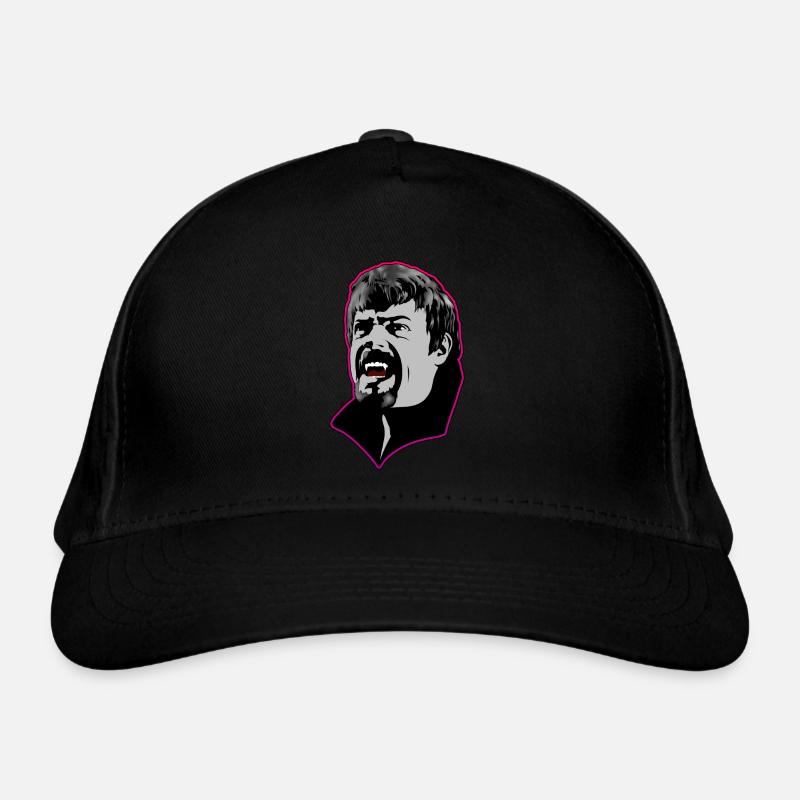 Ein hungriger Vampir Mann - Pink Bio-Baseballkappe