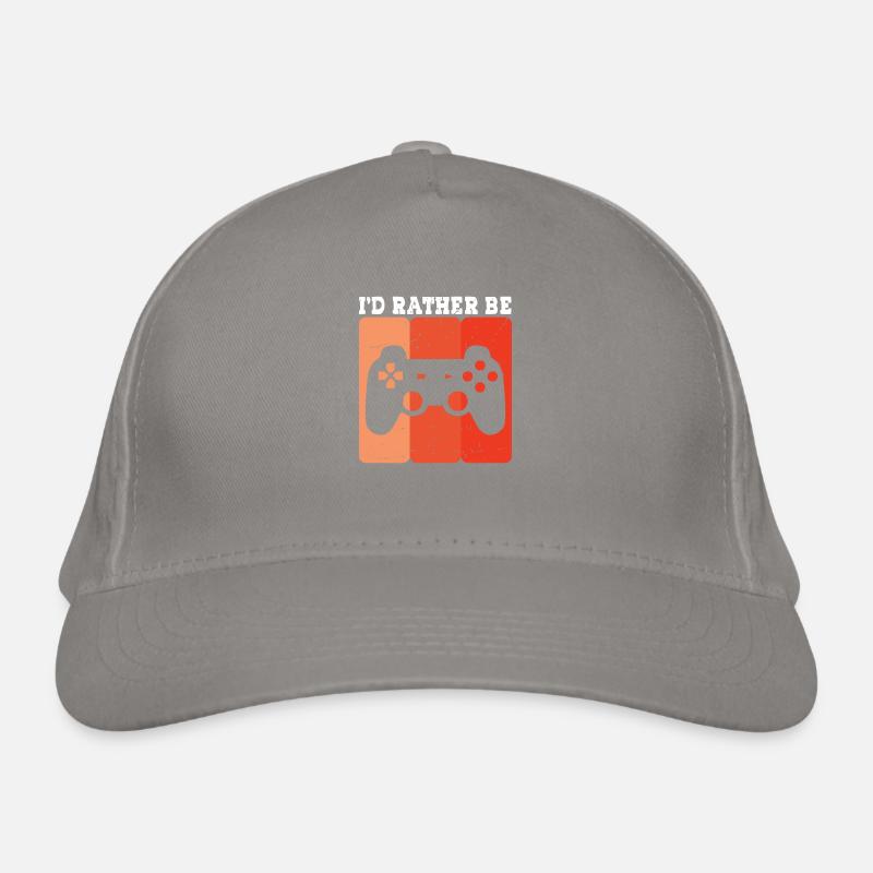 i d rather be Bio-Baseballkappe