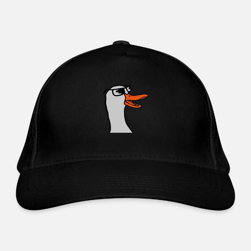 Gesicht Sonnenbrille Gans Comic Bio-Baseballkappe